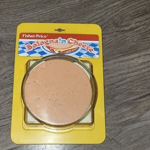 Vintage Fisher-Price Play Food Bologna with Yellow Cardback
